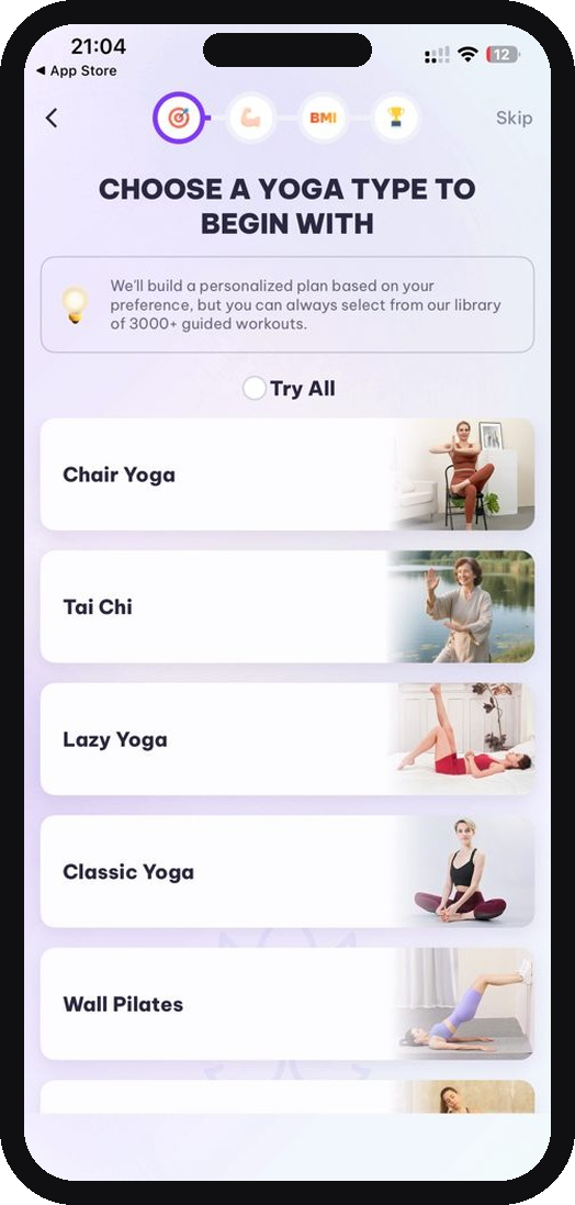 Daily Yoga Review app
