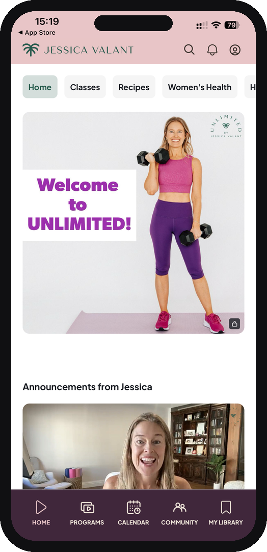 Jessica Valant Pilates (UNLIMITED) Review app