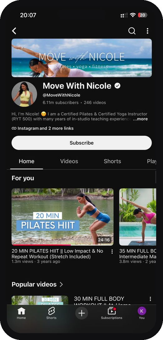 Move With Nicole Review app