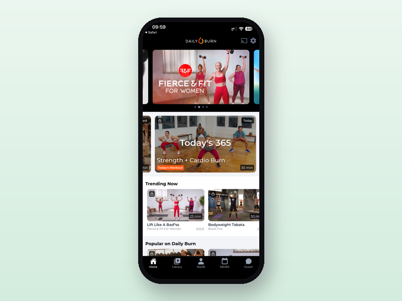 Daily Burn app card image for HerDailyFit review