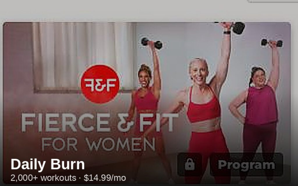 Daily Burn card