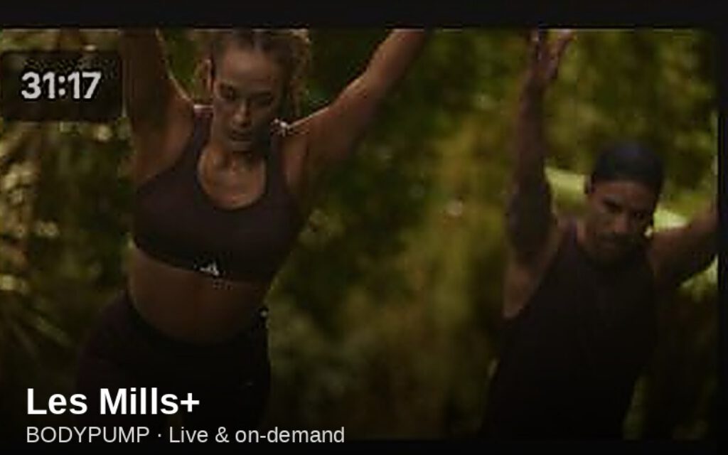 Les Mills+ card