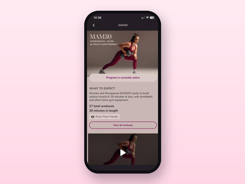 Menovation app card image for HerDailyFit review