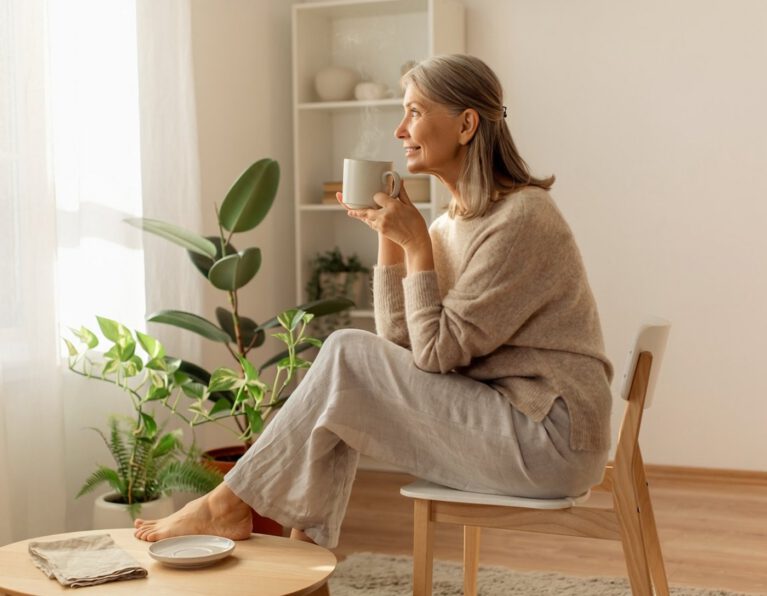 Best Time of Day to Exercise for Women Over 40: What the Research Shows – illustrated guide for women 40+ on Her Daily Fit
