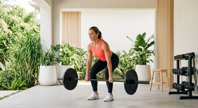 Reps and Sets for Women Over 40: How to Actually Progress – illustrated guide for women 40+ on Her Daily Fit