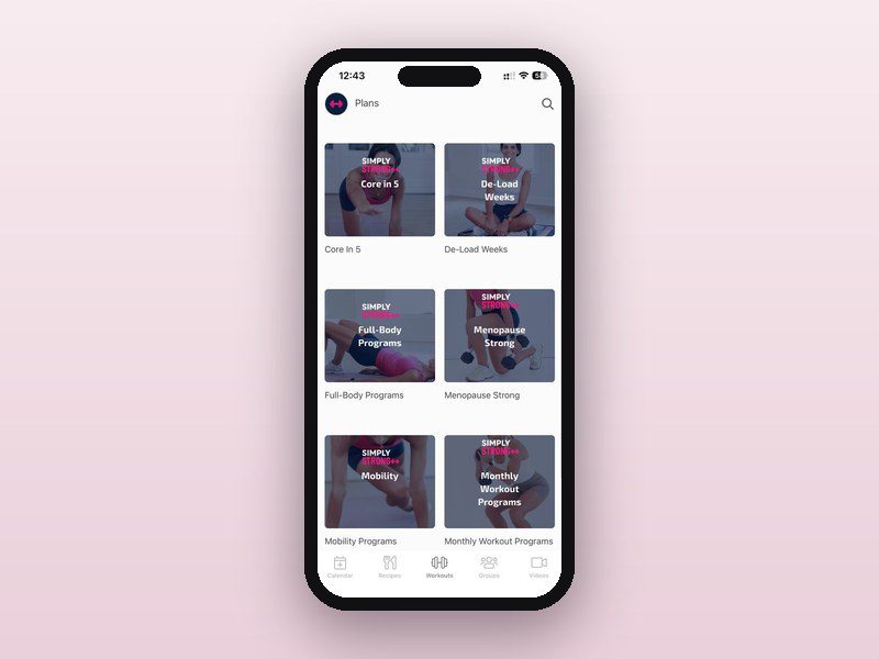 Simply Strong review cover for HerDailyFit