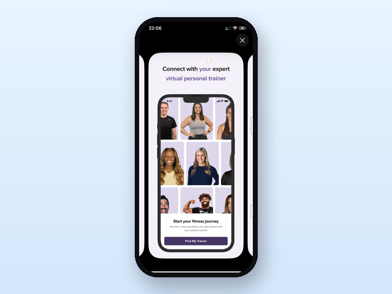 trainwell app card image for HerDailyFit review