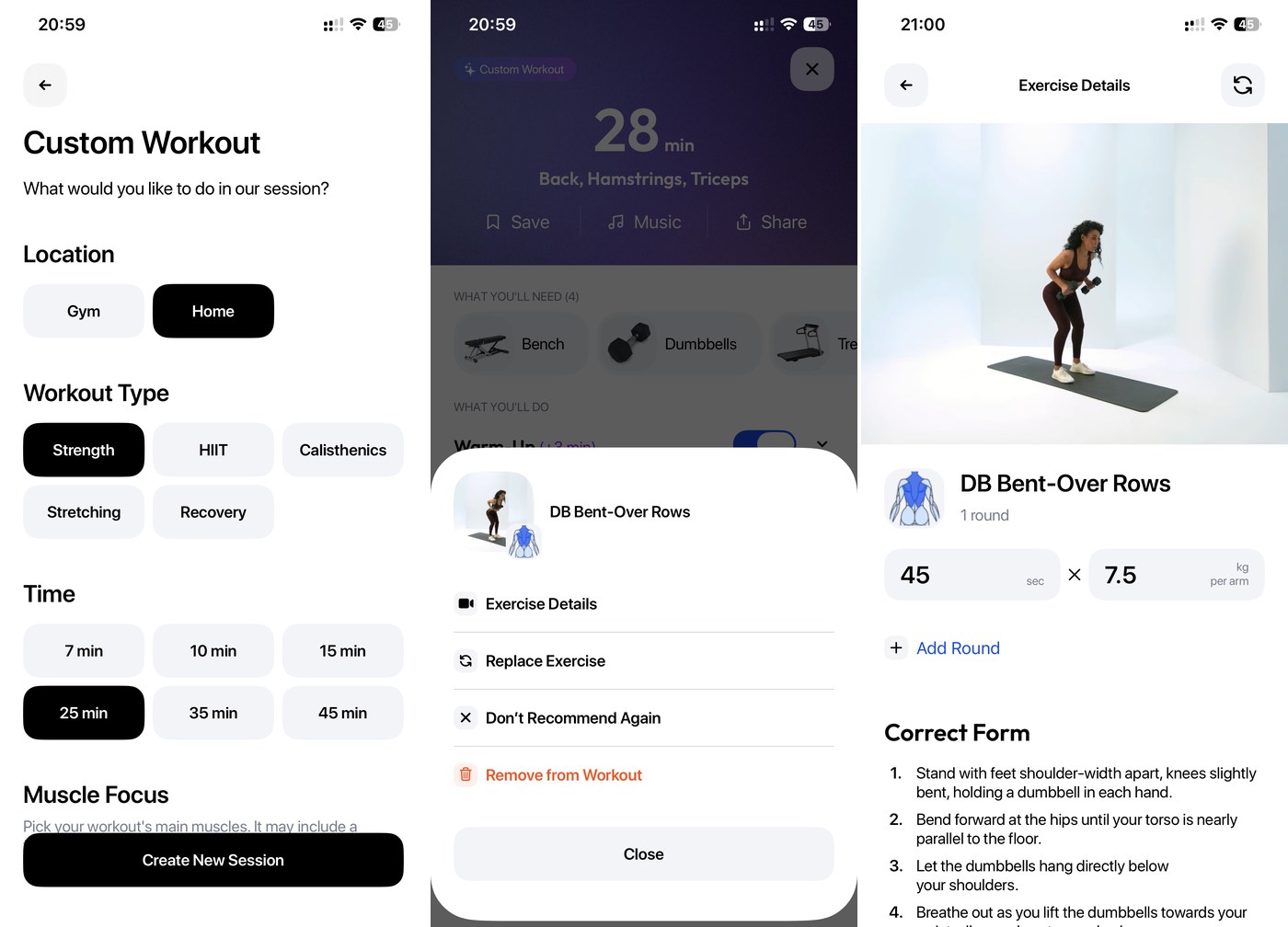 Zing Coach app: adaptive AI workout plan, AI body scan and strength sessions for women over 40 (part 4)