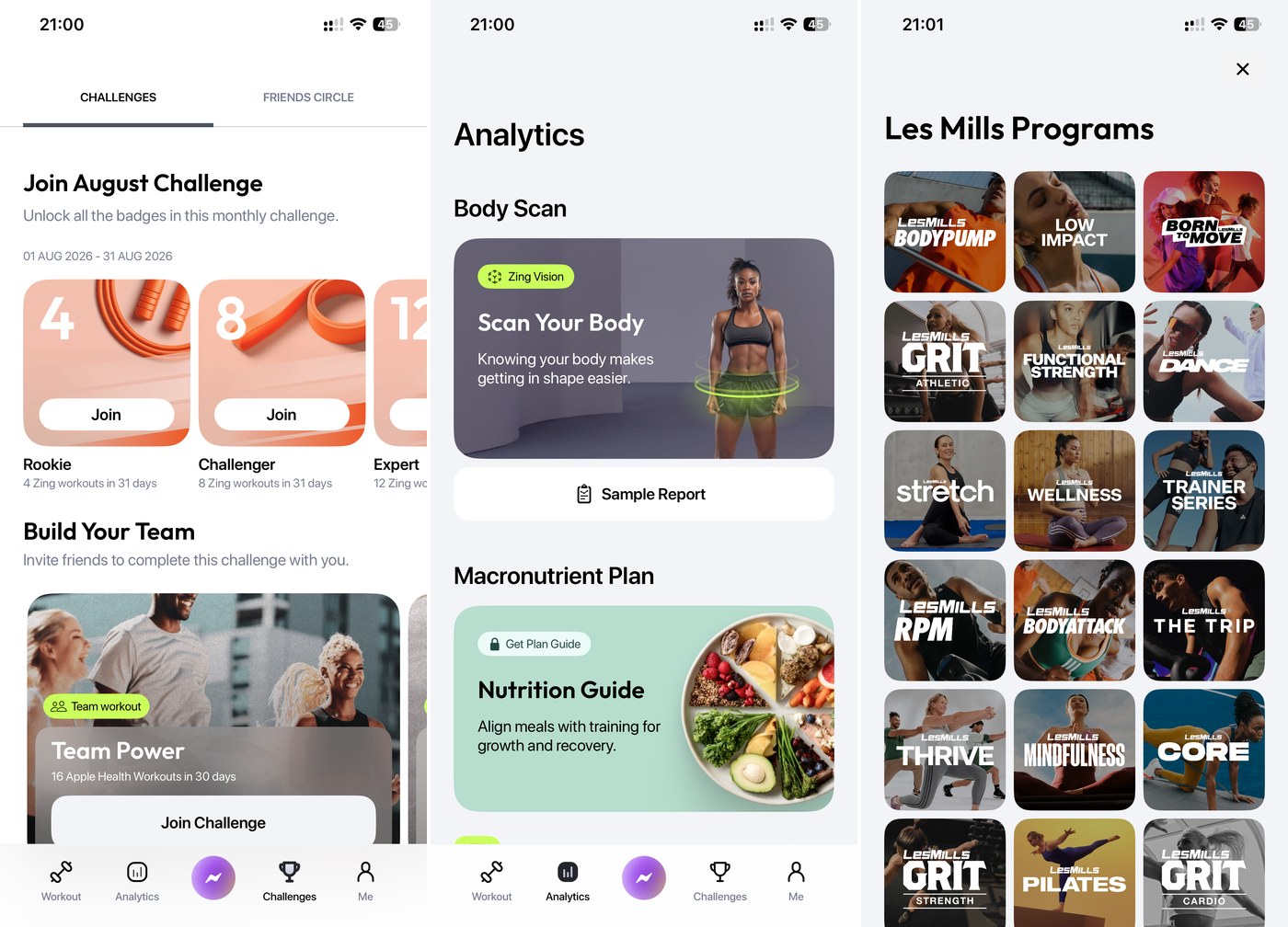 Zing Coach app: adaptive AI workout plan, AI body scan and strength sessions for women over 40 (part 5)